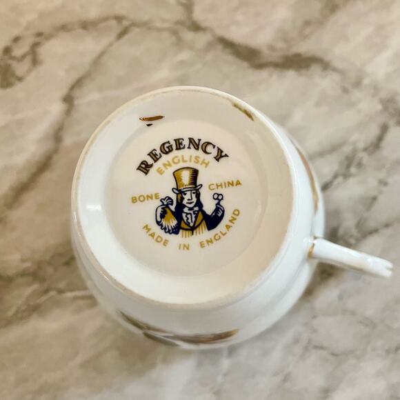 Vintage Teacup/Saucer Yellow Rose Regency English Bone China | Circa 1950 - Picture 9 of 9